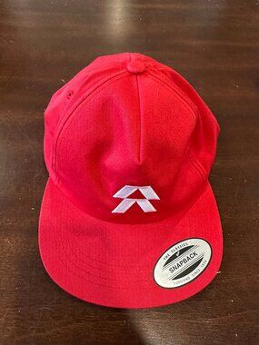 Santa Cruz Red Snapback Hat Solid Color Brand New Mountain Bike Skateboard